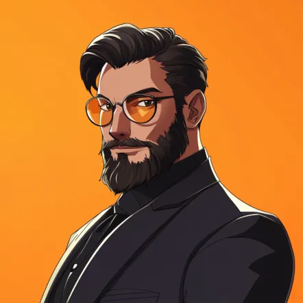 Illustrated portrait of Jawad Jameel